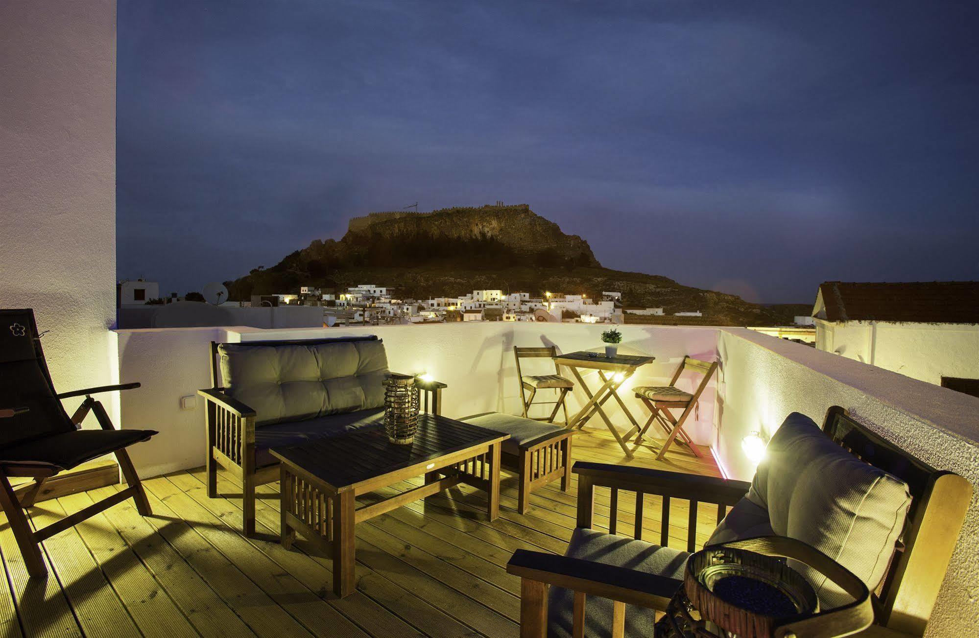 Lindos Boutique - Adults Only Apartamento Exterior foto